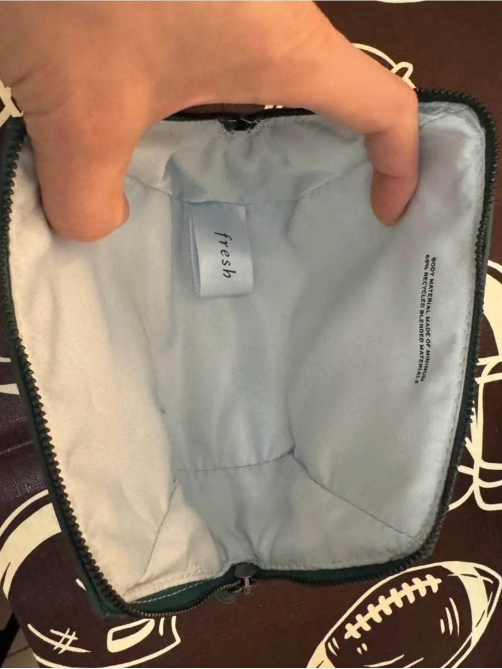 fresh Teal Zip Card Holder